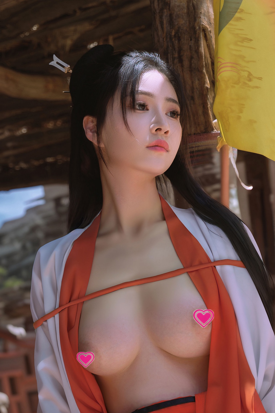 墨发三千丈：国模年年《青丝诀》视觉美学盛宴