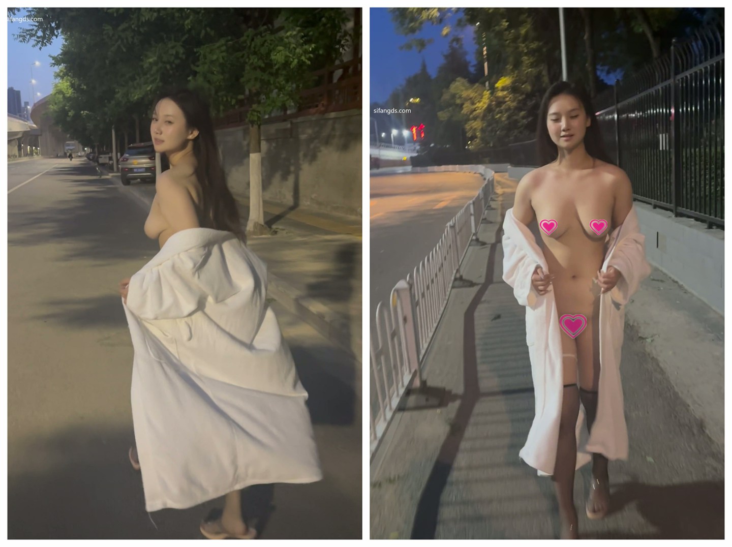 西萌工作室独家力作：嫩妹涵涵小泪深夜街头大胆露出第二部，情趣制服4K高清视觉盛宴