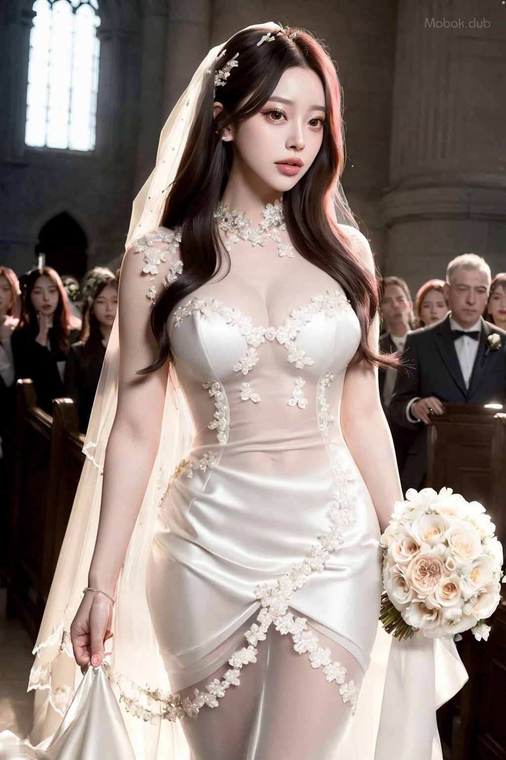 AI智能写真艺术画册｜唯美婚礼现场纪实大片｜高质感婚纱摄影与人像生成作品集
