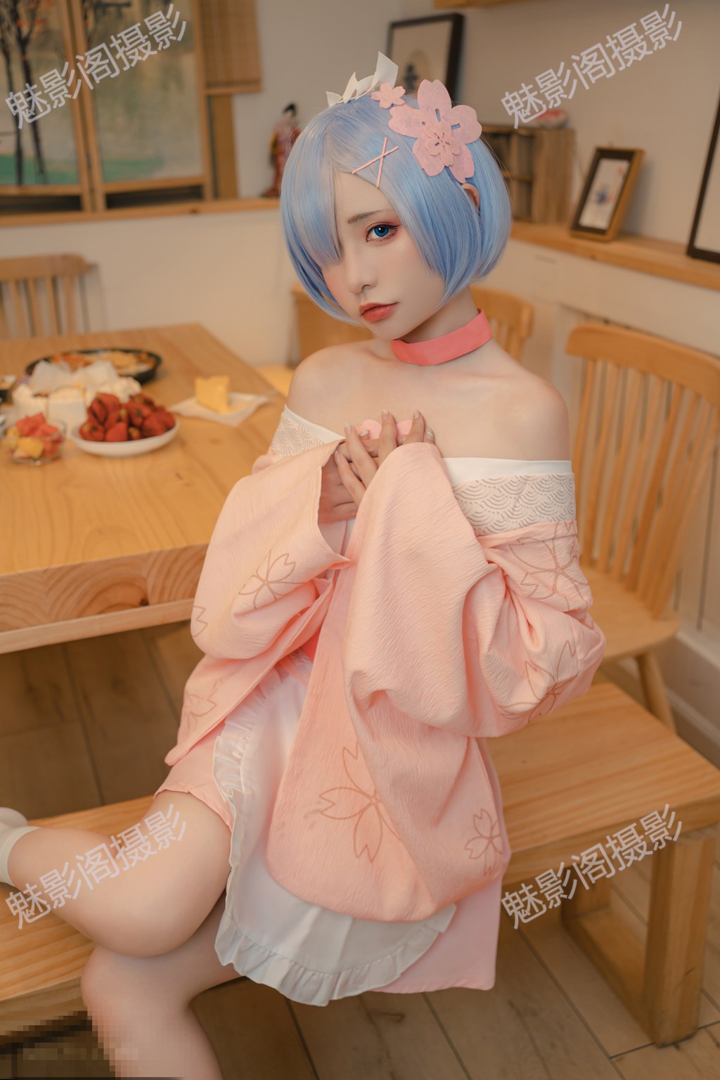 网红少女喵小吉 × 闺蜜 从零开始的女体盛宴拍摄花絮｜4K 画质闺蜜女体盛宴 梦开始的 Cosplay 视觉盛宴