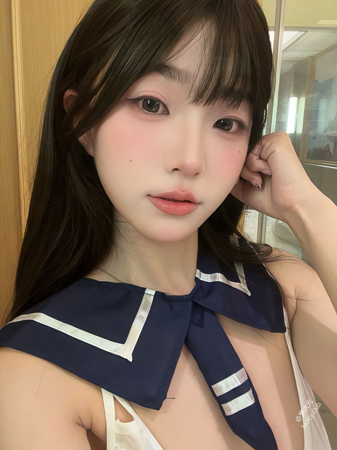清纯气质少女米妮mini高清私房写真合集|自然光室内氛围感大片|甜美系颜值与温柔氛围完美融合